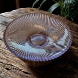 1970s glass fruit bowl