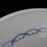 Digoin earthenware pie dish - Sarreguemines- Model Cannes - Rose decoration - circa 1940