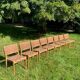 8 chaises modèle 611 Alvar Aalto Finlande années 30