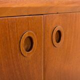 Danish teak secretire with hidden vanity attr. to Poul Volther, 1960s