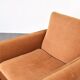 Vintage Italian Lounge Chair in Copper Velvet, 1970s.