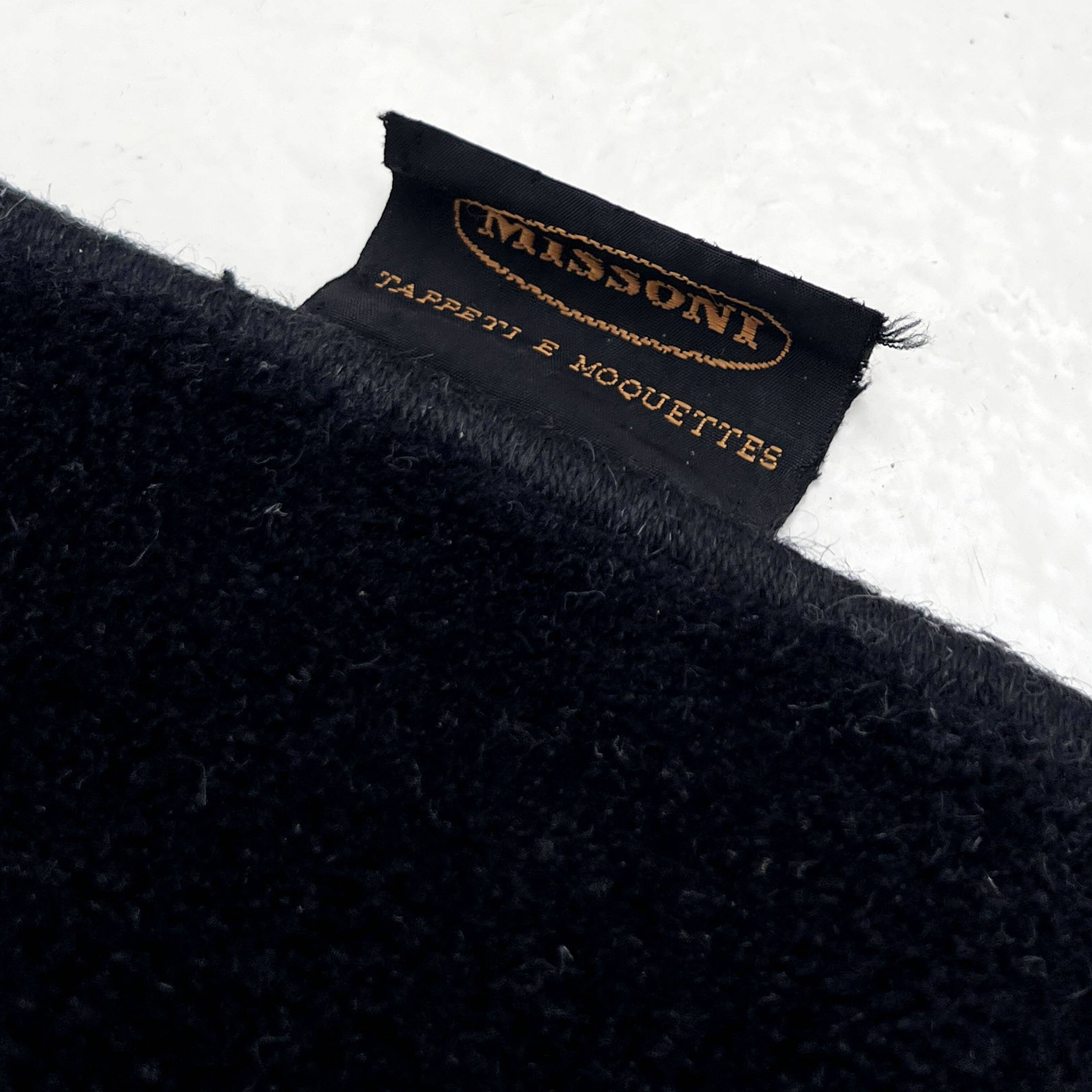 Tapis aux formes géométriques par Missoni, 1980