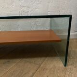Glass coffee table