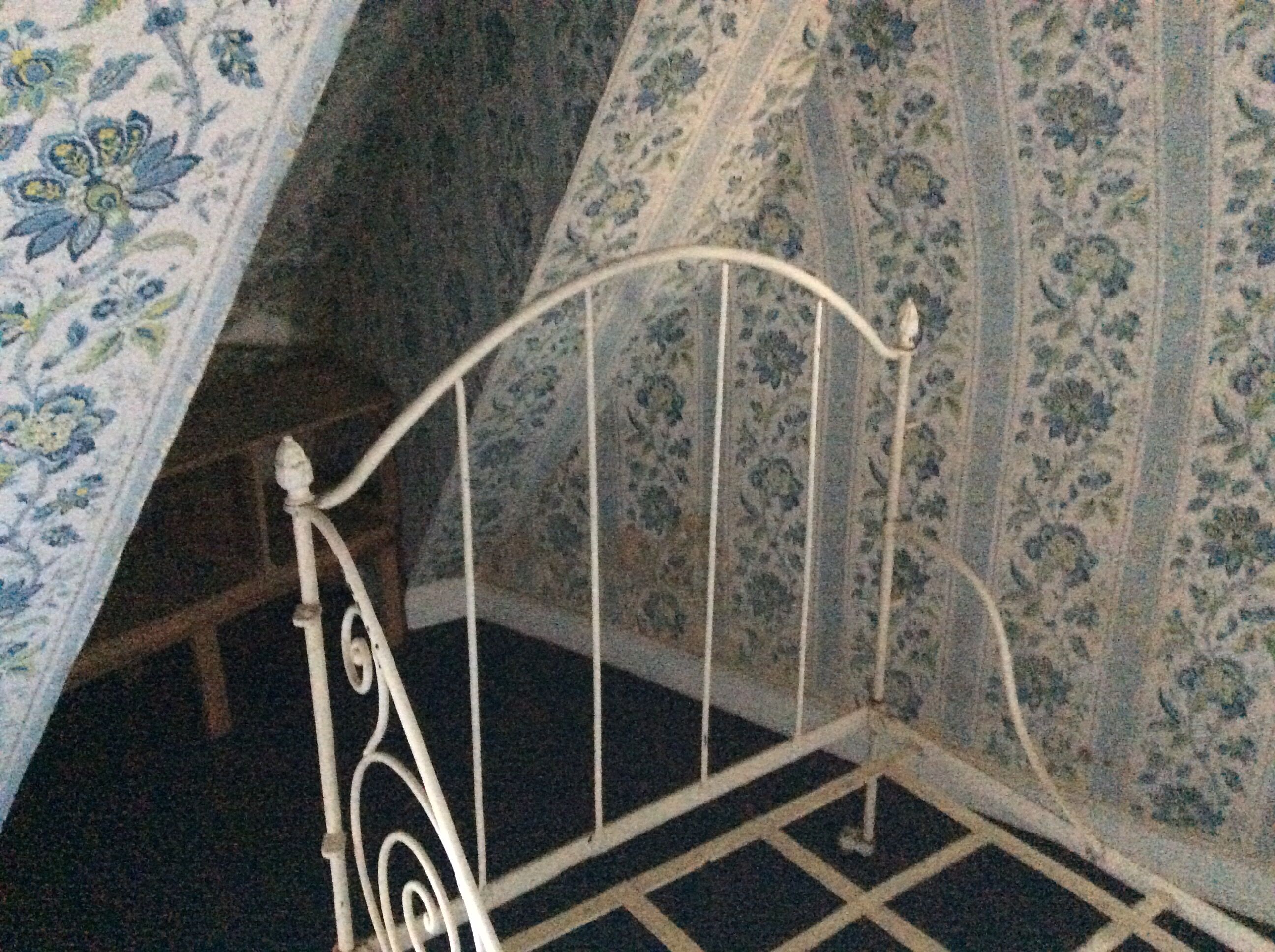 Wrought iron bed
