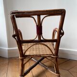 Chaise enfant bois ancien