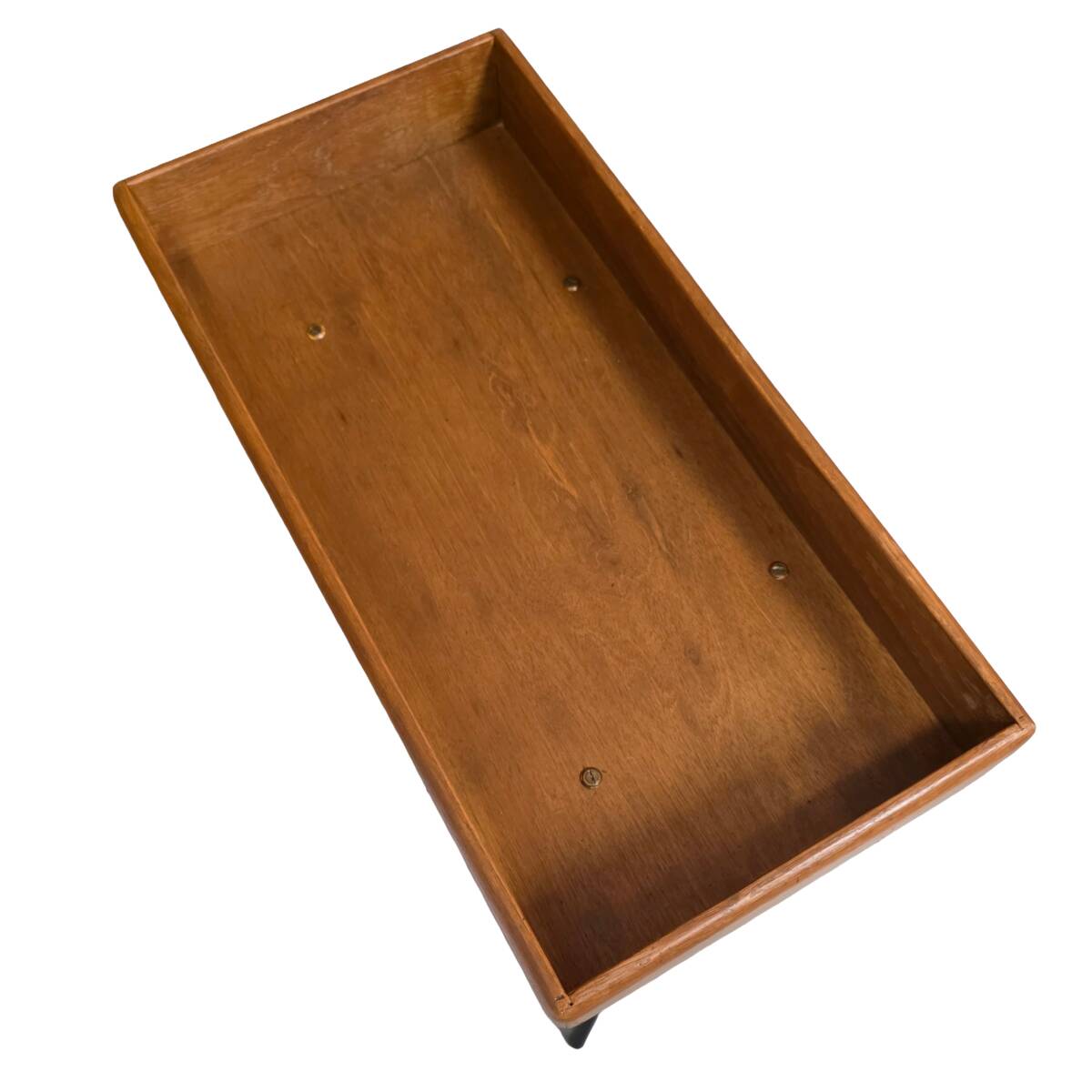 Vintage Side Table With Magazine Holder, 1960s