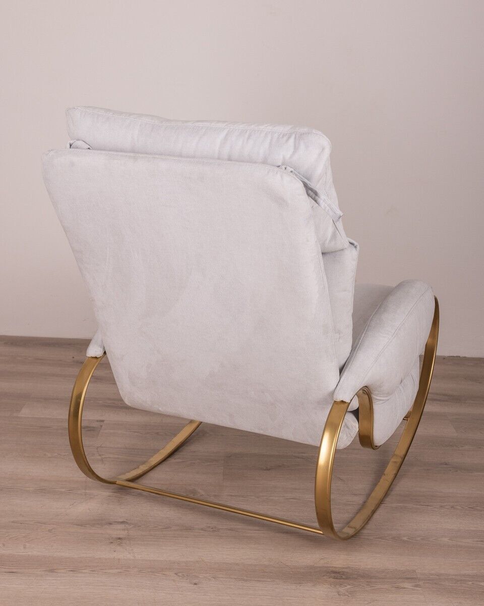 Rocking-chair vintage 70s Design G. Faleschini