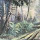 Tableau signé La forêt verte