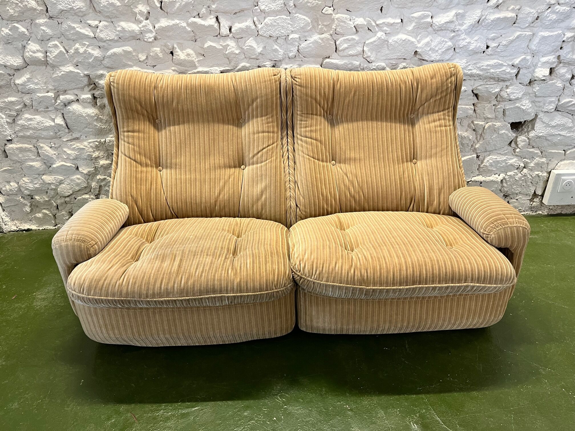 Sofa and armchairs orchid by Michel Cadestin edition Airborne