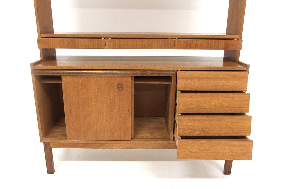 Scandinavian teak secretary desk, Sweden, 1960