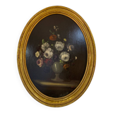 Lot de 2 tableaux anciens huile sur toile