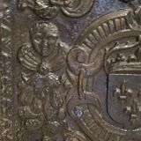 Plaque de cheminée ancienne fin 19ème