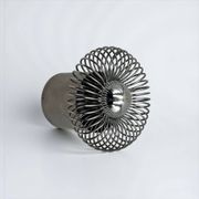 Applique spirale chromée Philippe Rogier pour Oxar France années 70