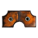 Pair of Fat Lava wall lights