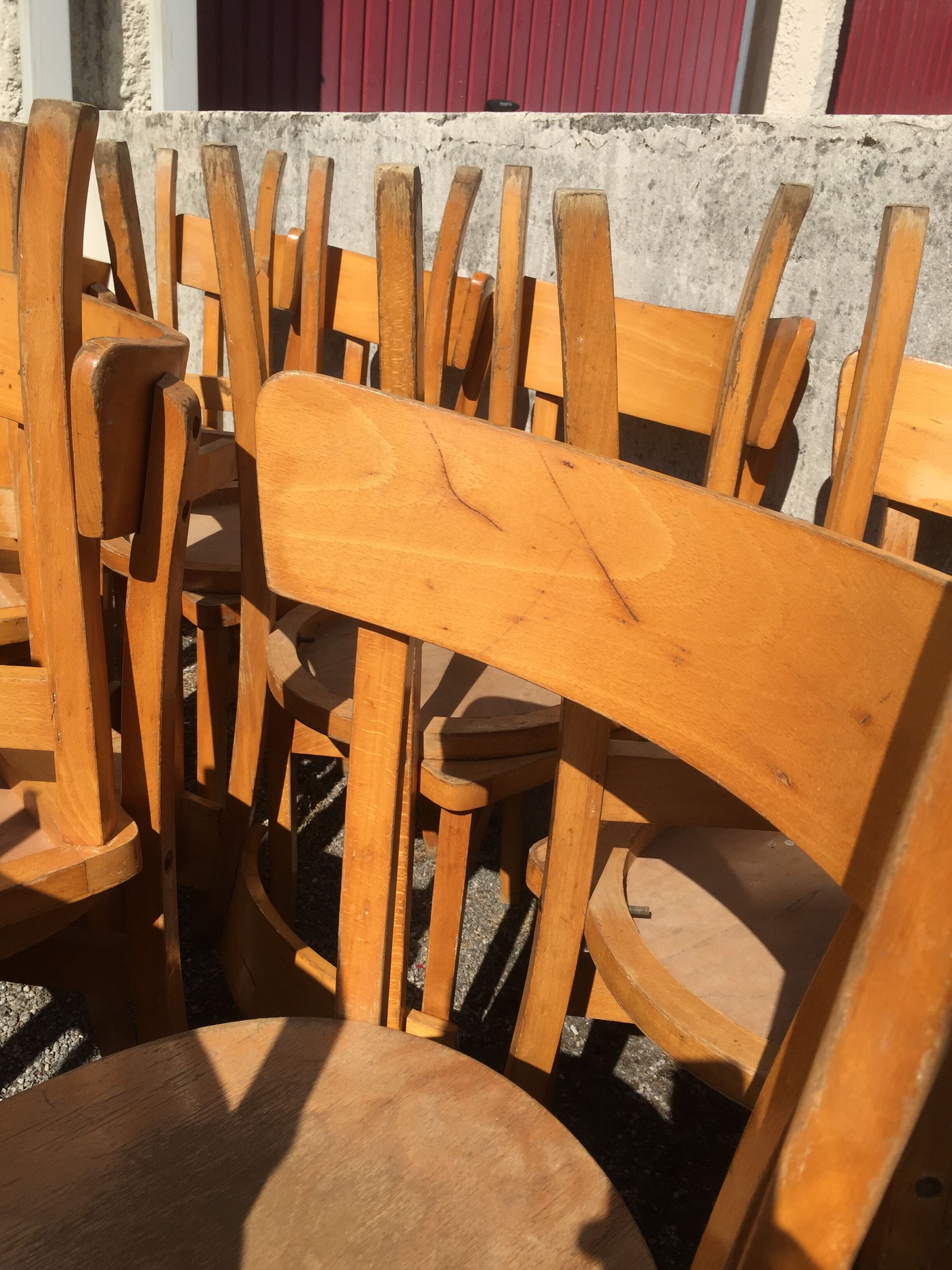 Lot de 30 chaises bistrot