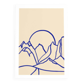 A l'est - tirage d'art en édition limitée (a4)