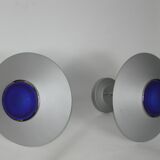 Pair of sconces, 80s
