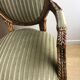 Pair of Louis XVI style armchairs