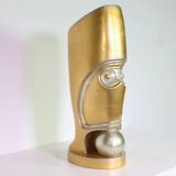 Painted Leeazanne umbrella stand, ca 1980 resin / epoxy / Hollywood Regency manufactured by the Lam Lee Group, Dallas USA.