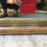 Golden Louis-Philippe Mirror 99x74 cm