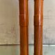 Pair of Havana cigar cases made of solid exotic wood