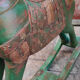 Cheval a bascule en bois indien