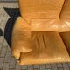 Beautiful Cassina Maralunga 2-seater in camel light patinated natural leather.
