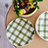 Set of 11 dessert plates and 1 Moulin des Loups dish