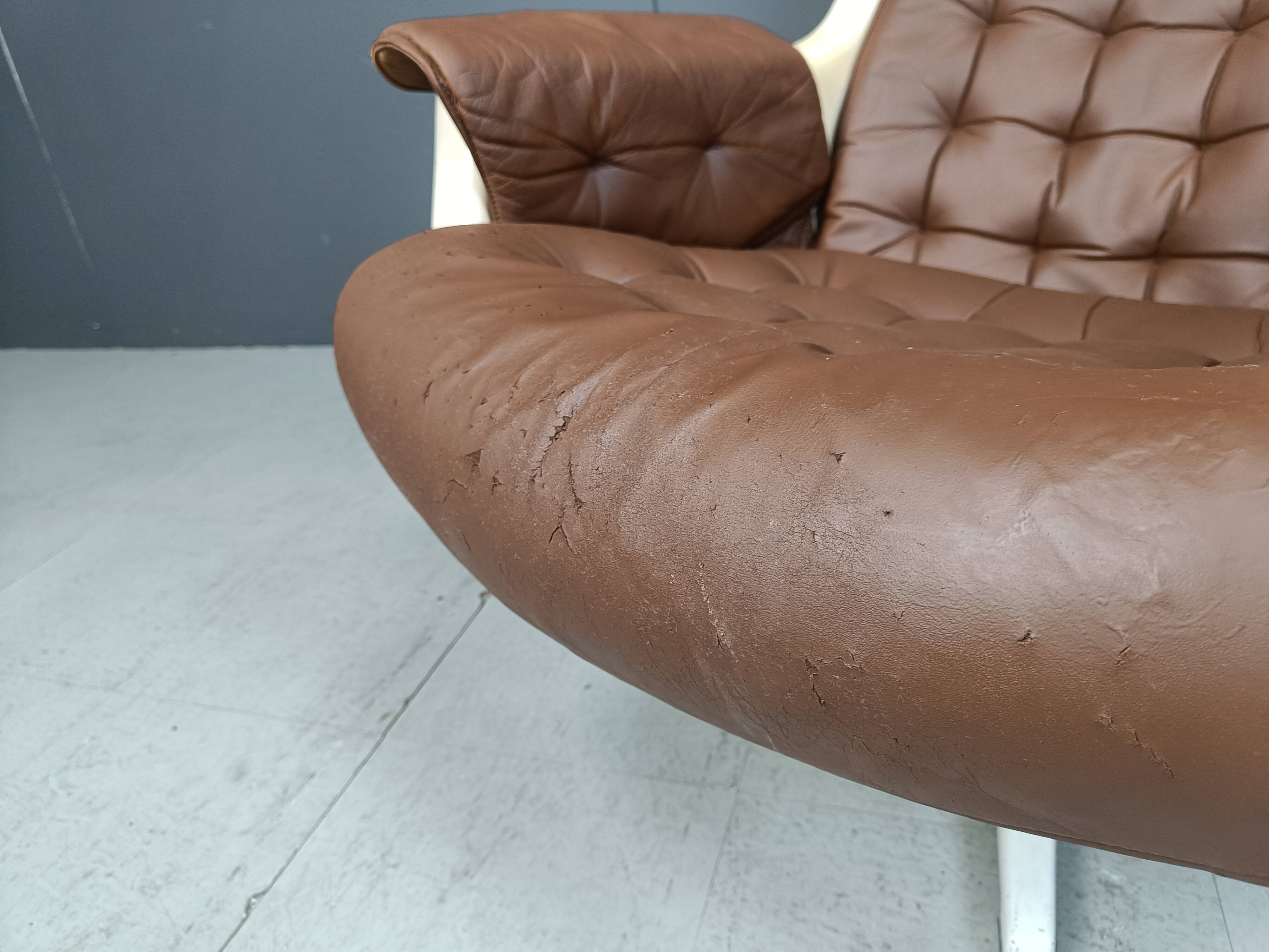Mid-Century Space Age Galaxy Armchair by Alf Svensson for Dux, 1968