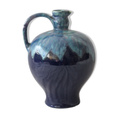 Pichet bleu vase en céramique cab céramique d'art de Bordeaux