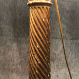 Lampe en bois doré, XXe siècle