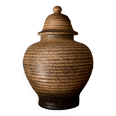 Jarre / vase en beige brun