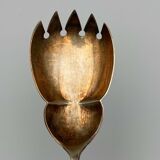 Paire de couverts argent et vermeil poincon cupidon 177 grammes xix eme
