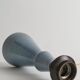 Dusty Blue Ceramic Table Lamp by Rörstrand, Sweden 1980s