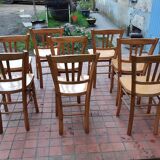 Lot de 8 chaises bistrot