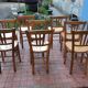 Lot de 8 chaises bistrot