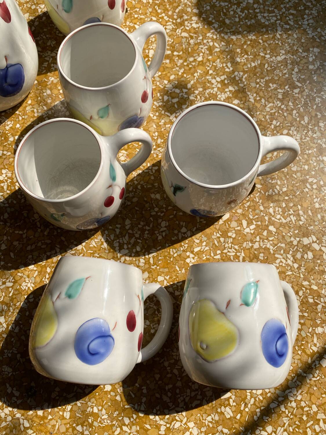 Service à jus en céramique signé Hans Wagner (HWL) 1960/70