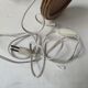 Vintage wicker lamp