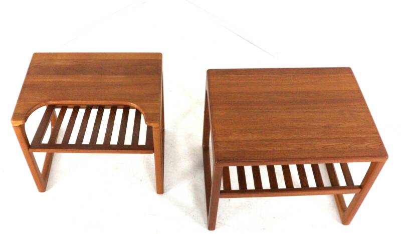 Set of 2 side tables / nightstands 'Hylke' - danish design - teak