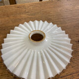 White opaline pendant light