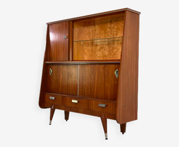Meuble bar à ailerons des années 50