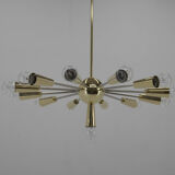 Lustre Spoutnik space age, Tchécoslovaquie, années 1960