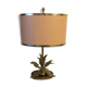 Lampe vintage bronze décor de feuilles design