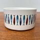 Sets of Swedish herring pots in ceramic and teak by Asa Lindberg for Sagaform, 2000s, set of 4.