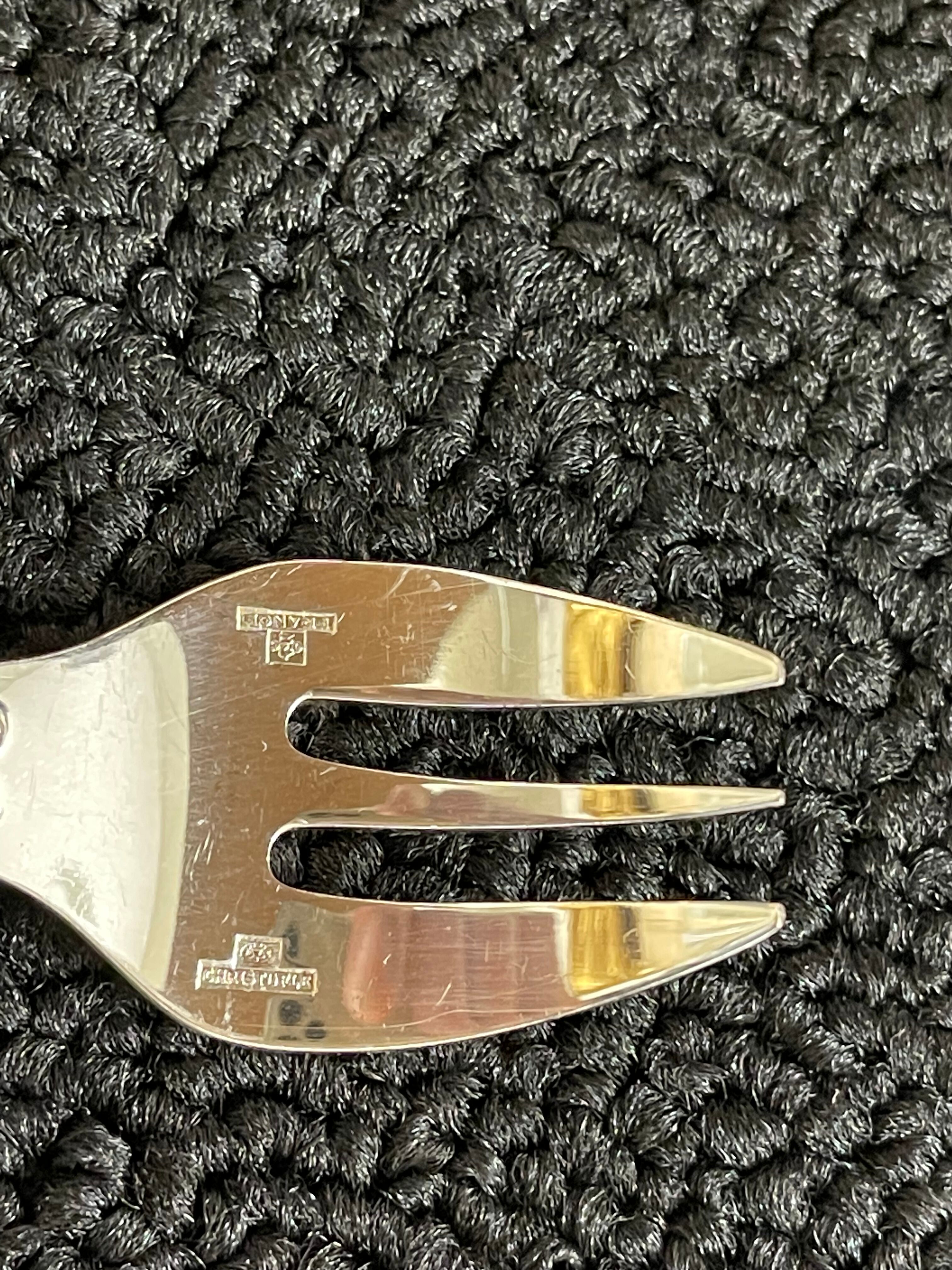 Christofle vendome 12 oyster forks silver metal