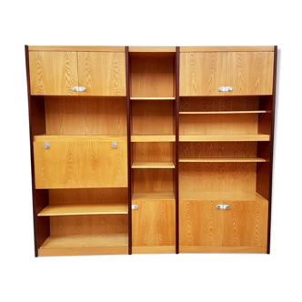 Rare Vtg Mid Century Teak G Plan Libretto Wall Unit Media Cabinet Danish #638