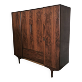 Vintage Scandinavian wardrobe in rosewood