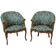 Set of Rococo Revival Armchairs, 1980s