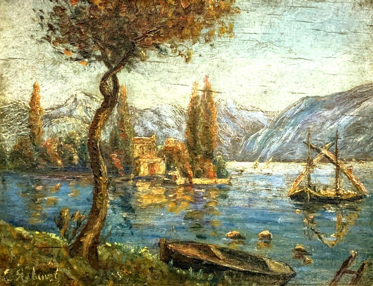 20th century french school by reboulet (?): oil on canvas