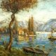 20th century french school by reboulet (?): oil on canvas
